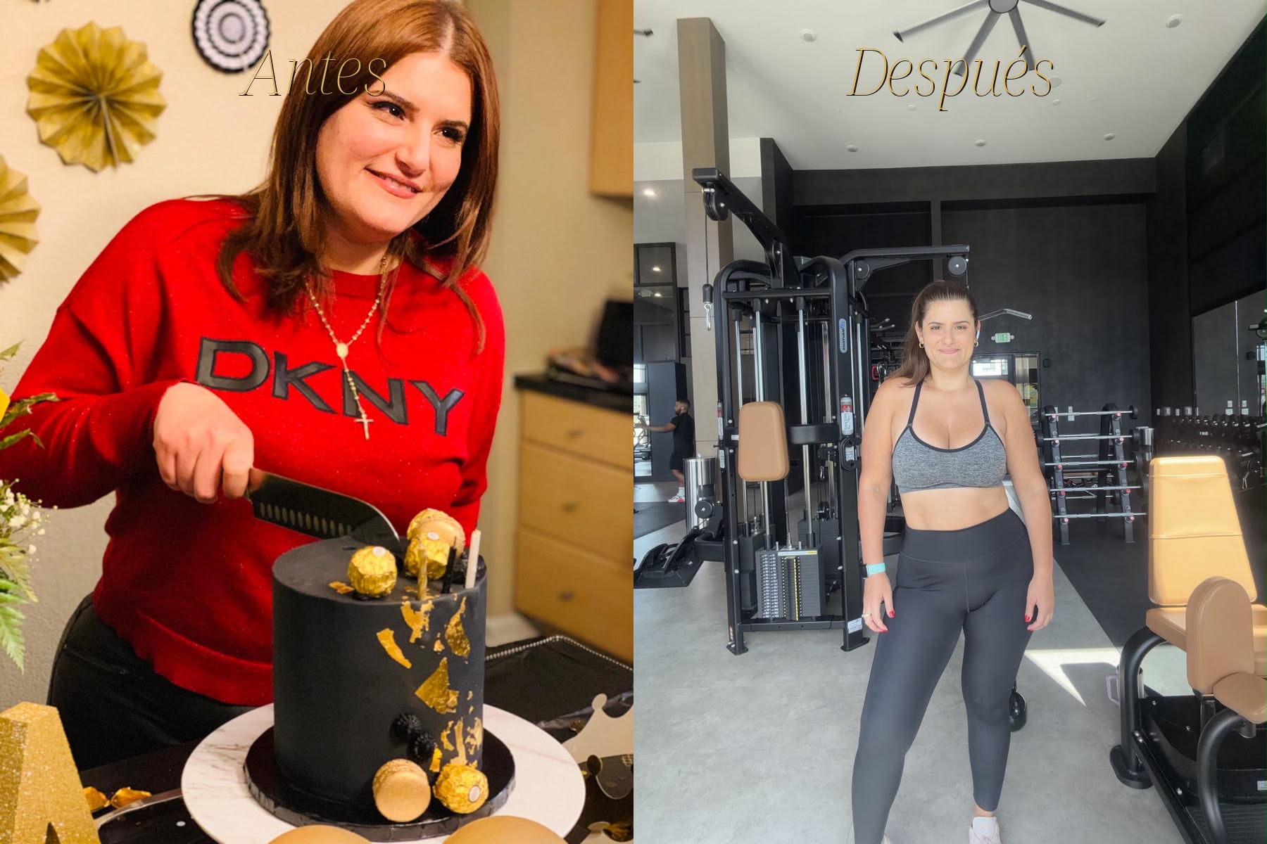 Transformación personal de Andreina, creadora de Somos Velvet